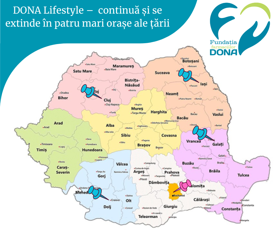 DONA Lifestyle – se extinde în patru mari orașe ale țării