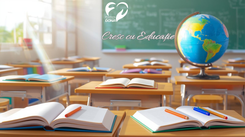 Înscrierile sunt deschise în programul „Cresc cu Educaţie”