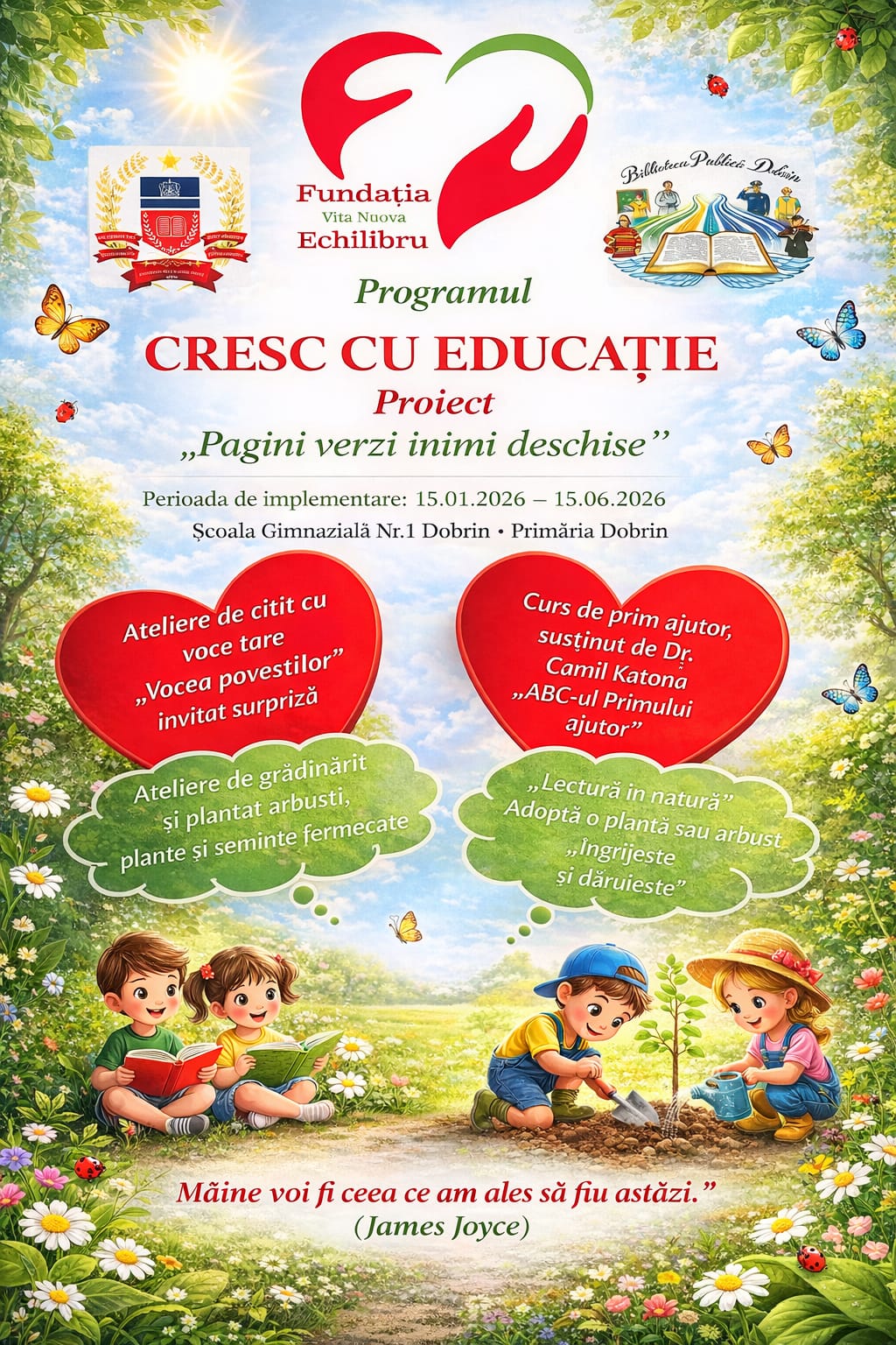 Pagini verzi, inimi deschise – Dobrin, Sălaj