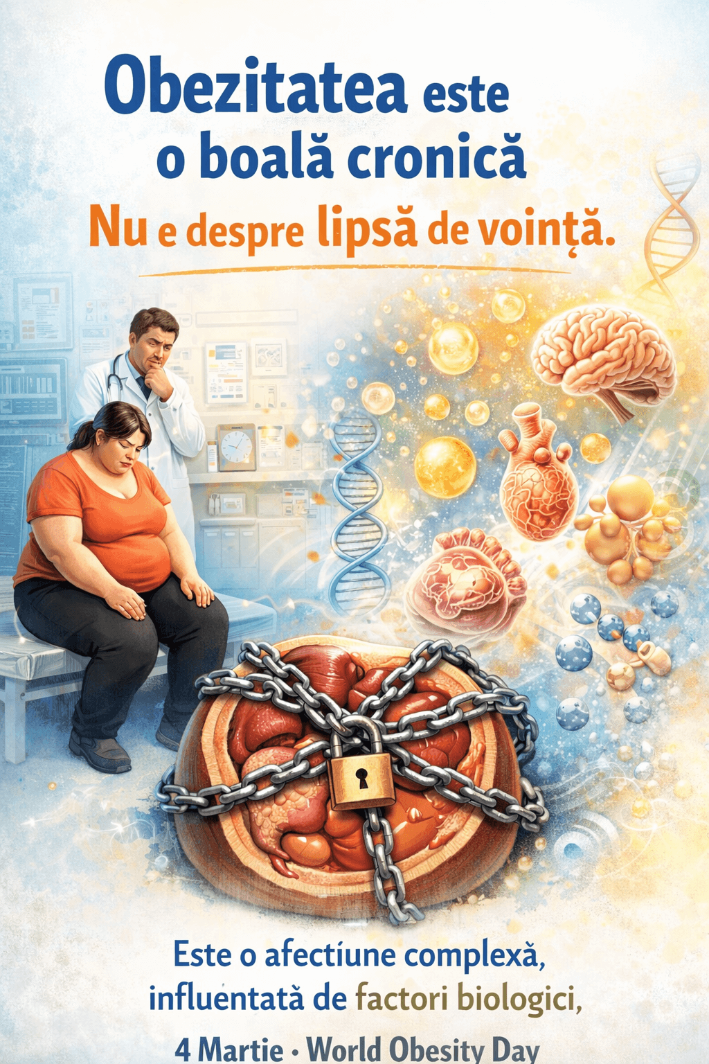 World Obesity Day 4 martie - Conștientizarea obezității