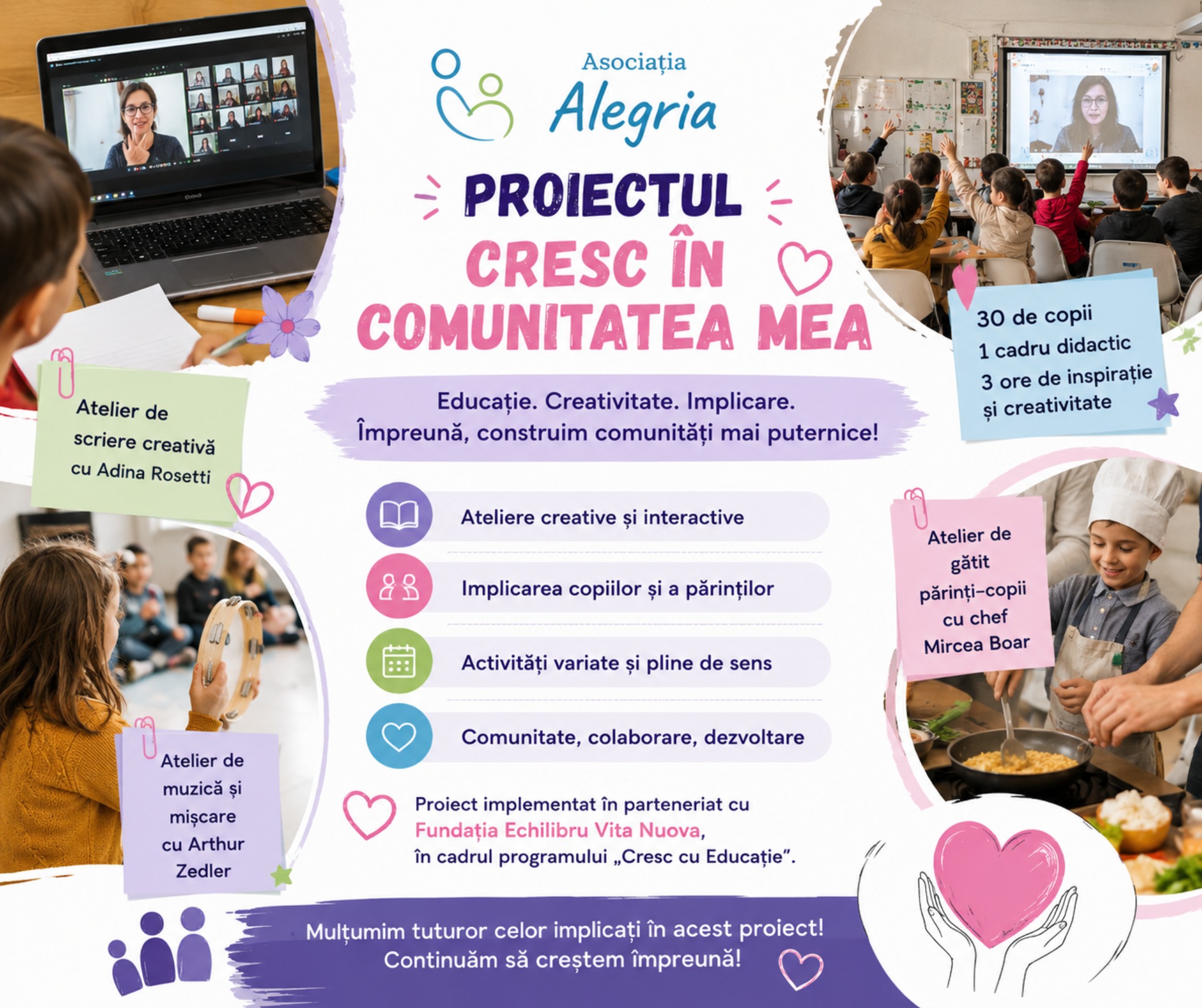Cresc în comunitatea mea