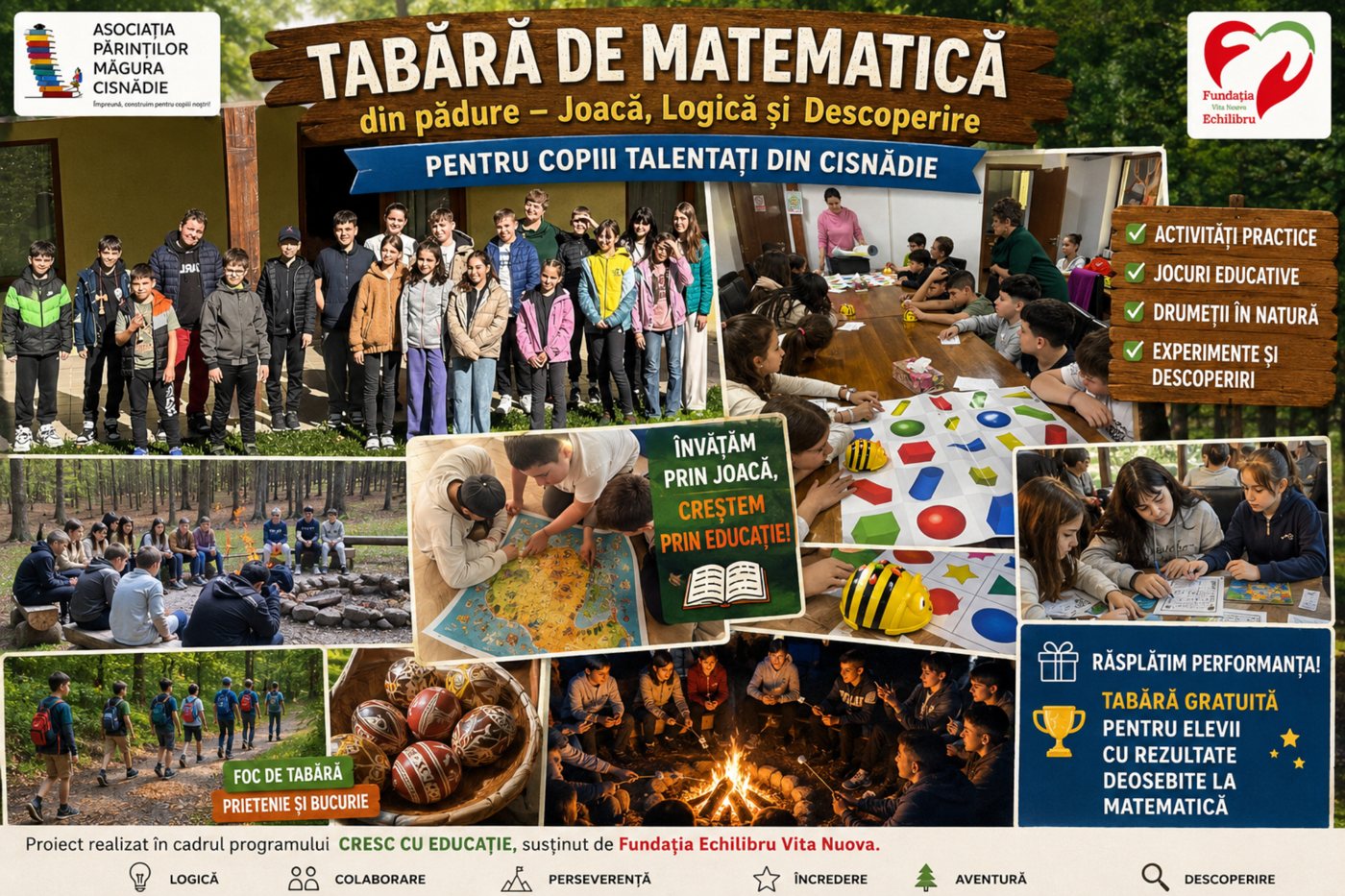 Tabăra de matematică din pădure - Cisnădie