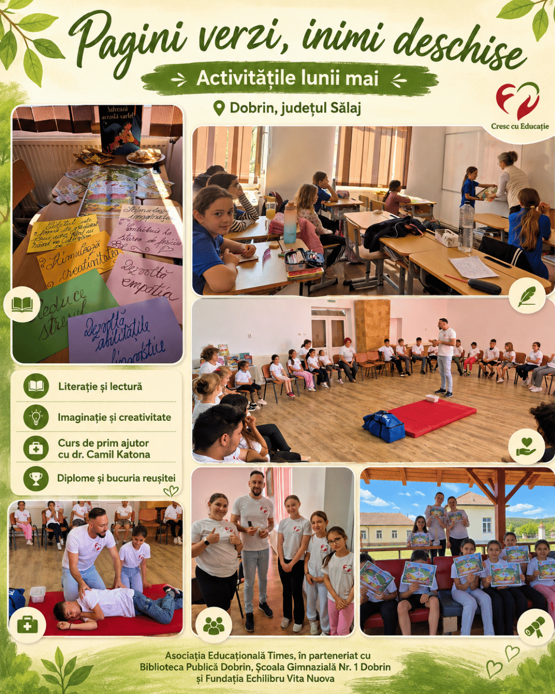 Proiectul Pagini verzi, inimi deschise - Dobrin