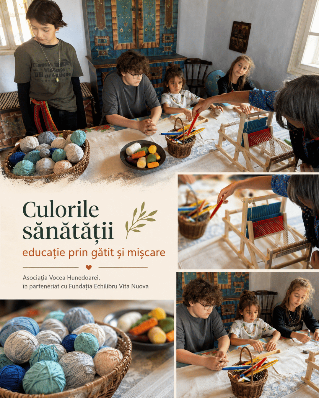 Culorile sănătății - educație prin gătit și mișcare