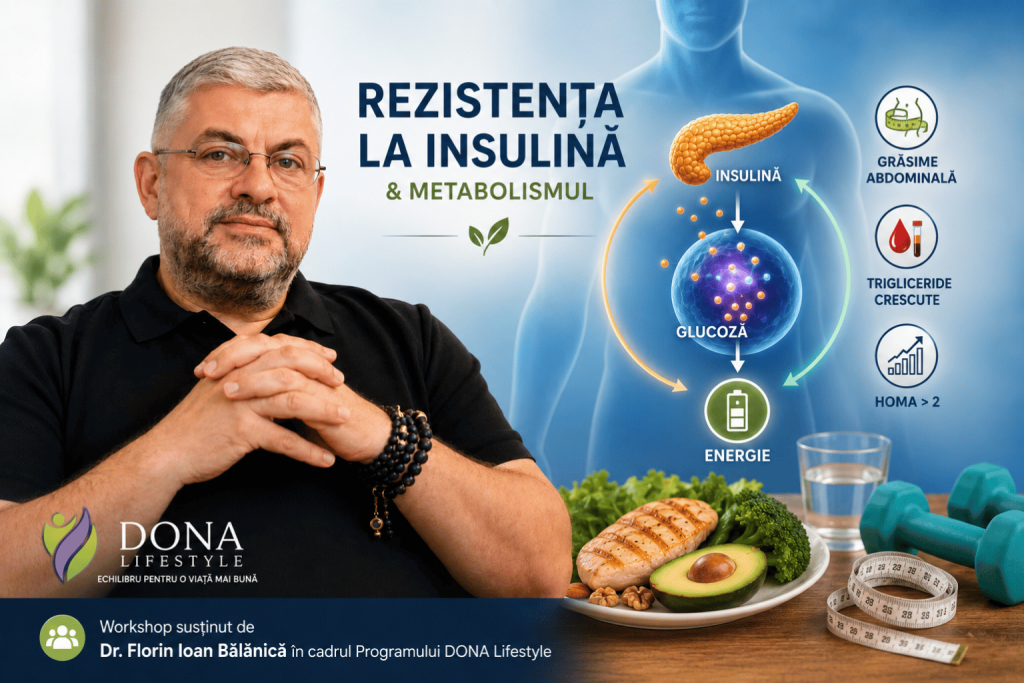 Rezistența la insulină și metabolismul: adevărul despre kilogramele în plus și energia scăzută | DONA Lifestyle