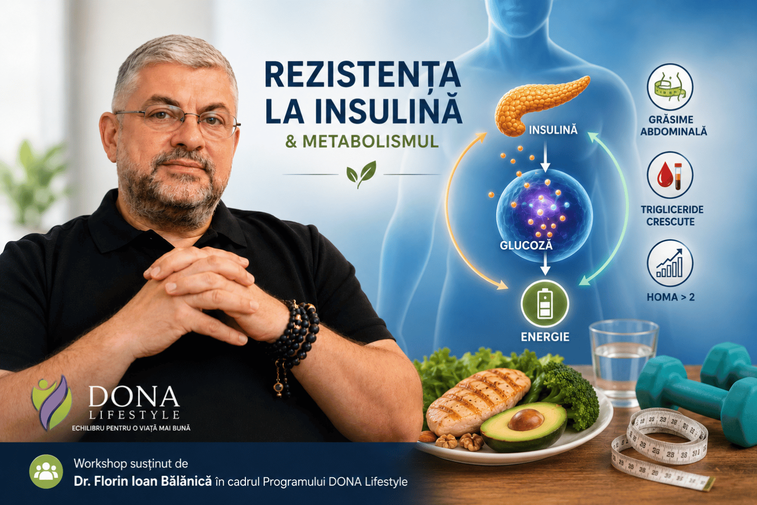 Rezistența la insulină și metabolismul: adevărul despre kilogramele în plus și energia scăzută | DONA Lifestyle